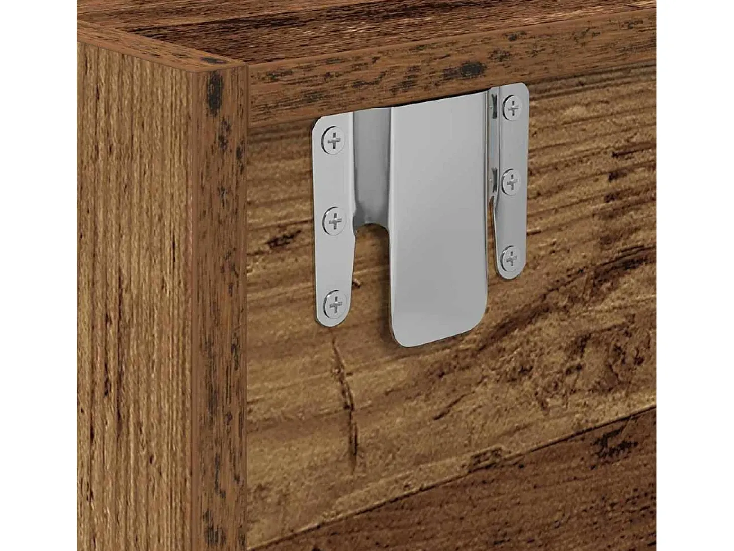 Gabinete de TV con cajón Madera vieja 100 x 31 x 25.5 cm