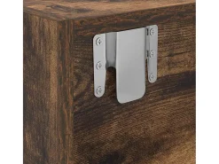 Gabinete de TV con cajón Roble ahumado 100 x 31 x 25.5 cm