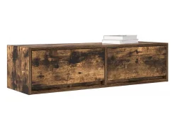 Gabinete de TV con cajón Roble ahumado 100 x 31 x 25.5 cm
