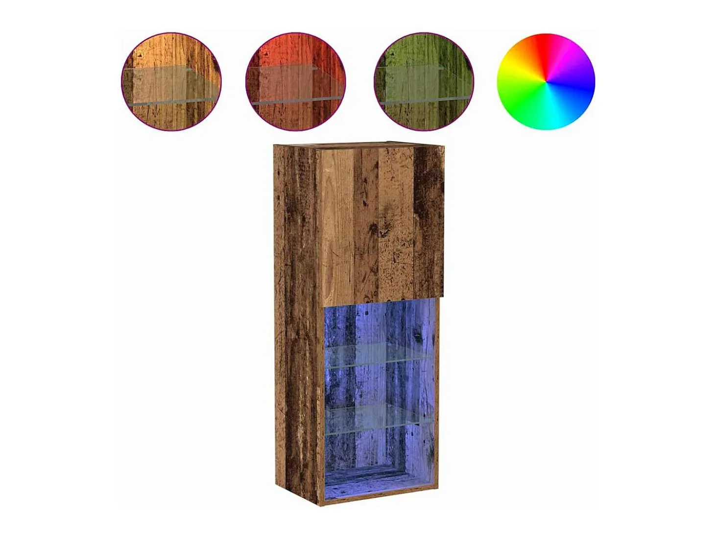 Gabinete de TV Madera Vieja 40.5 x 30 x 102 cm