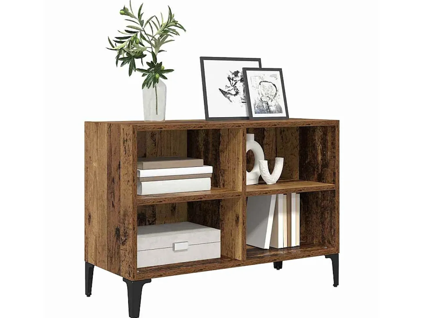 Gabinete de TV Marrón 69.5 x 30 x 50 cm Madera contrachapada