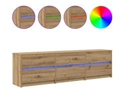 Gabinete de TV Marrón 181 x 34 x 50 cm Madera contrachapada