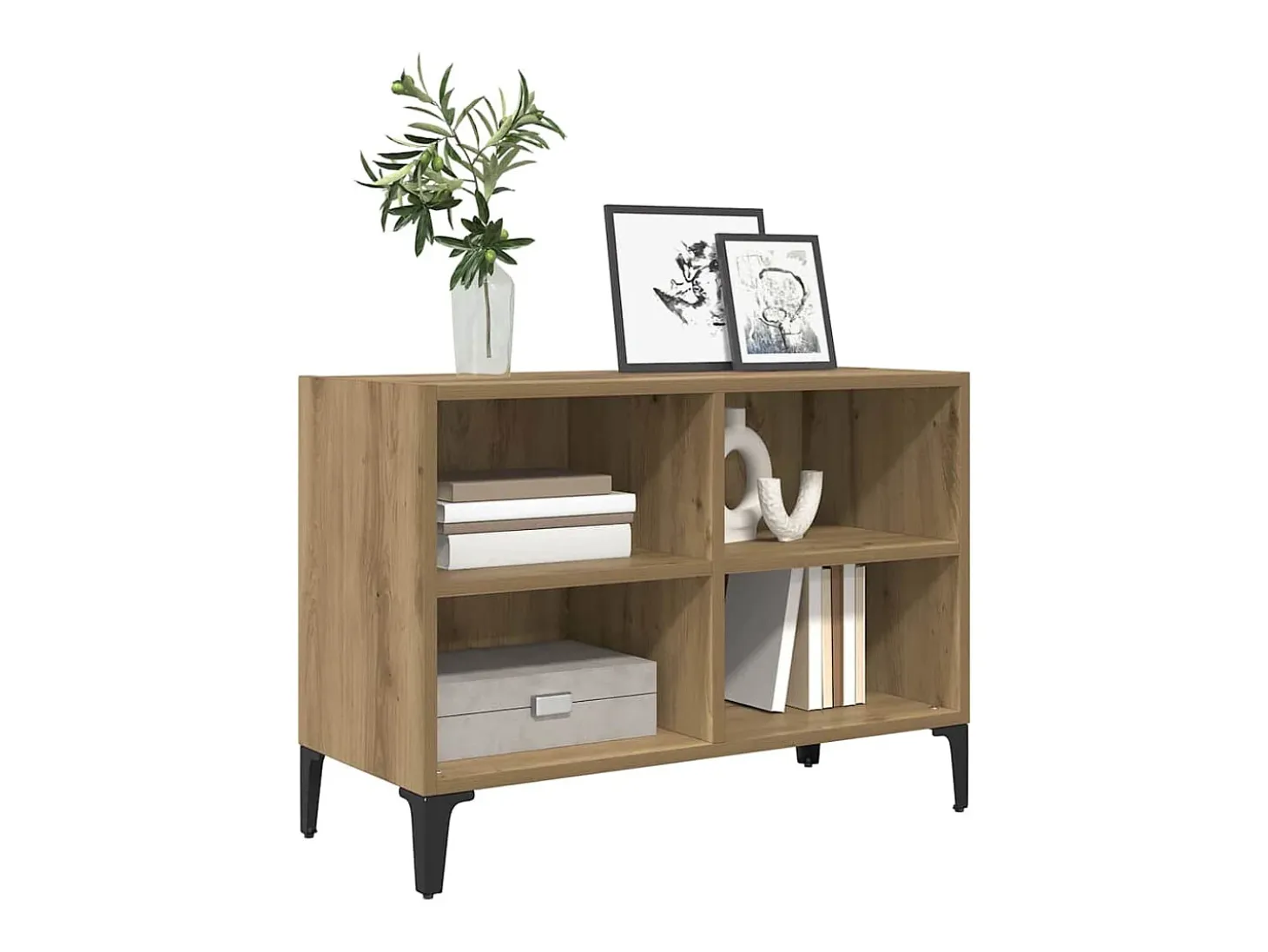 Gabinete de TV Marrón 69.5 x 30 x 50 cm Madera contrachapada