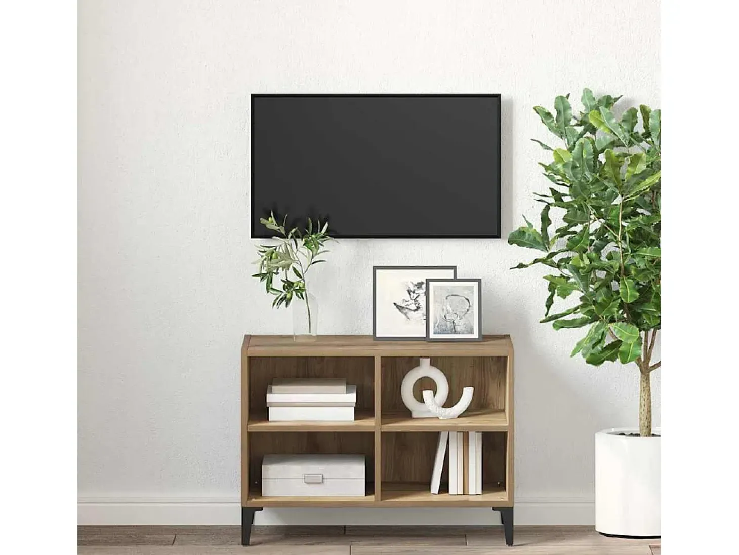 Gabinete de TV Marrón 69.5 x 30 x 50 cm Madera contrachapada