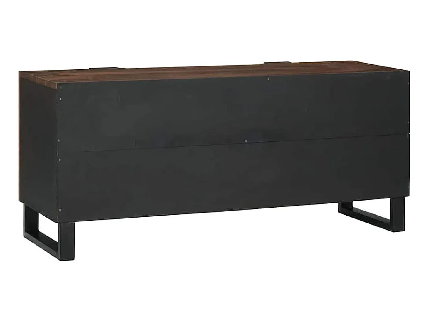 Gabinete de TV Marrón 105 x 33 x 46 cm madera maciza de mango