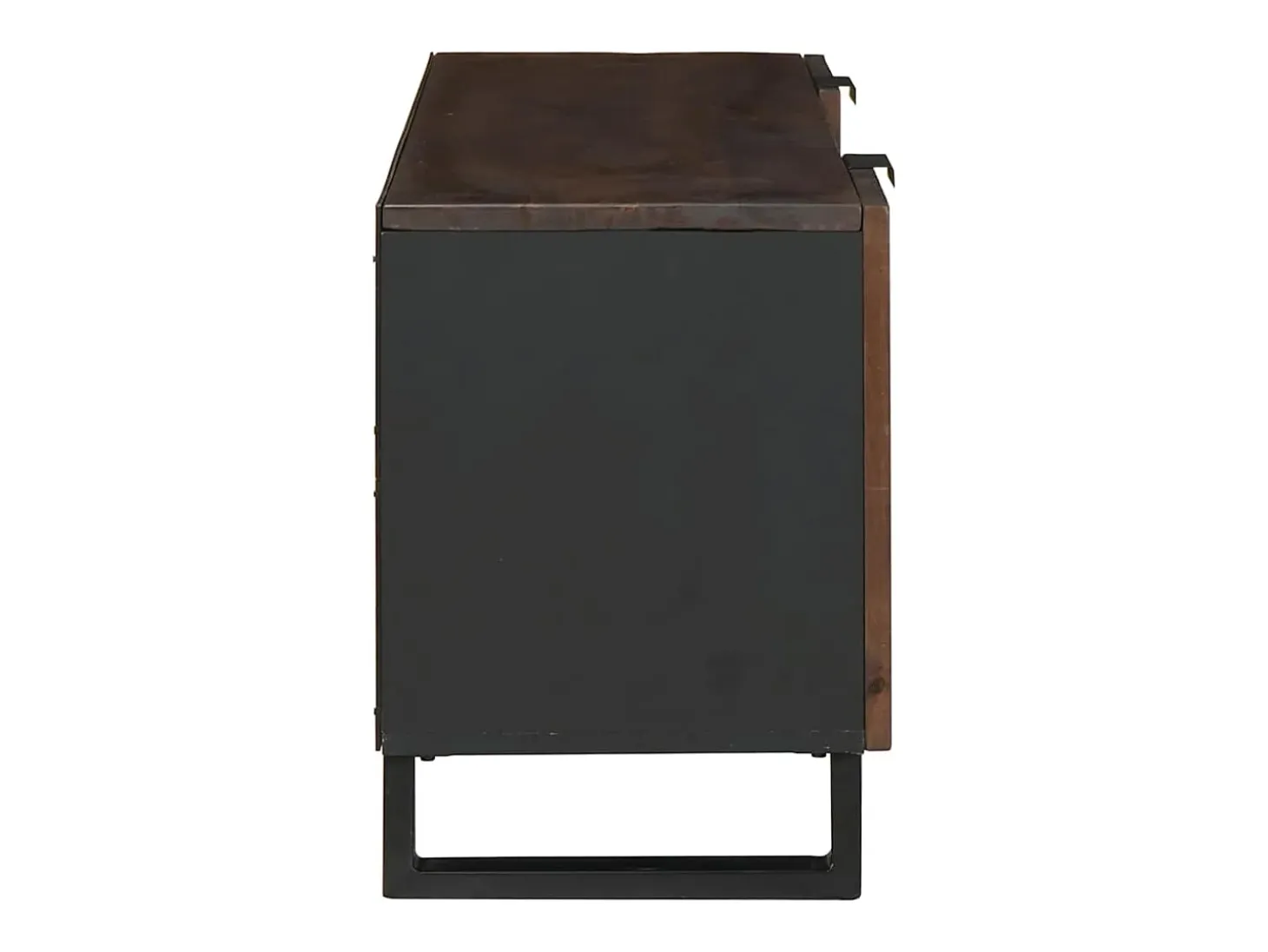 Gabinete de TV Marrón 105 x 33 x 46 cm madera maciza de mango