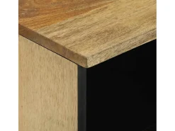 Gabinete de TV Marrón 70 x 33 x 46 cm madera maciza de mango