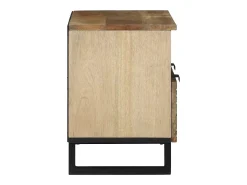 Gabinete de TV Marrón 70 x 33 x 46 cm madera maciza de mango