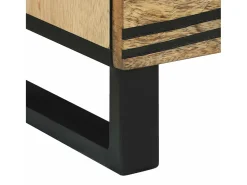Gabinete de TV Marrón 70 x 33 x 46 cm madera maciza de mango
