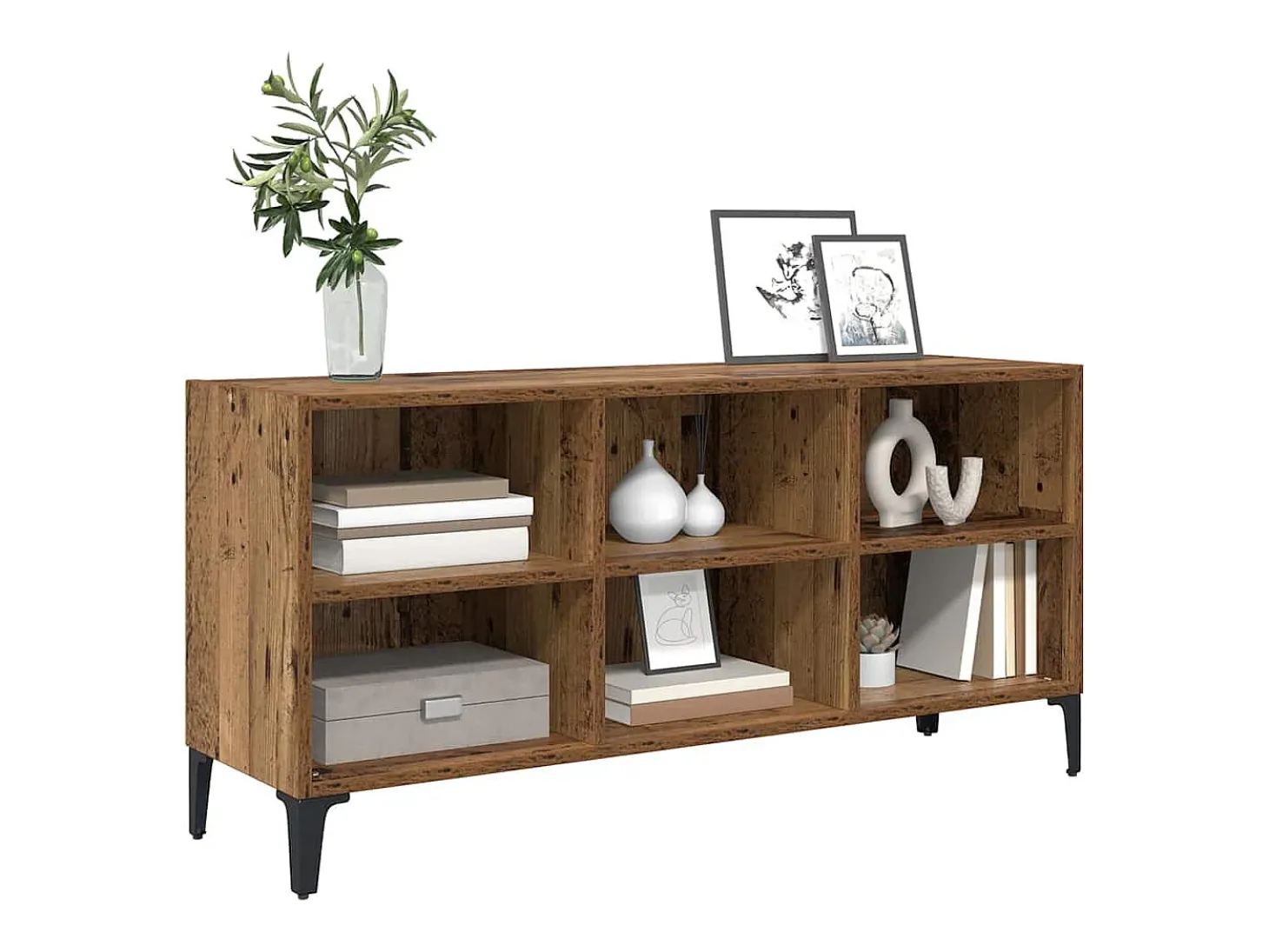 Gabinete de TV Marrón 69.5 x 30 x 50 cm Madera contrachapada