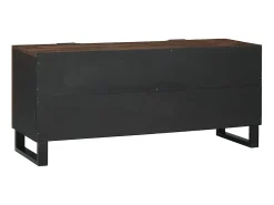Gabinete de TV Marrón 105 x 33 x 46 cm madera maciza de mango