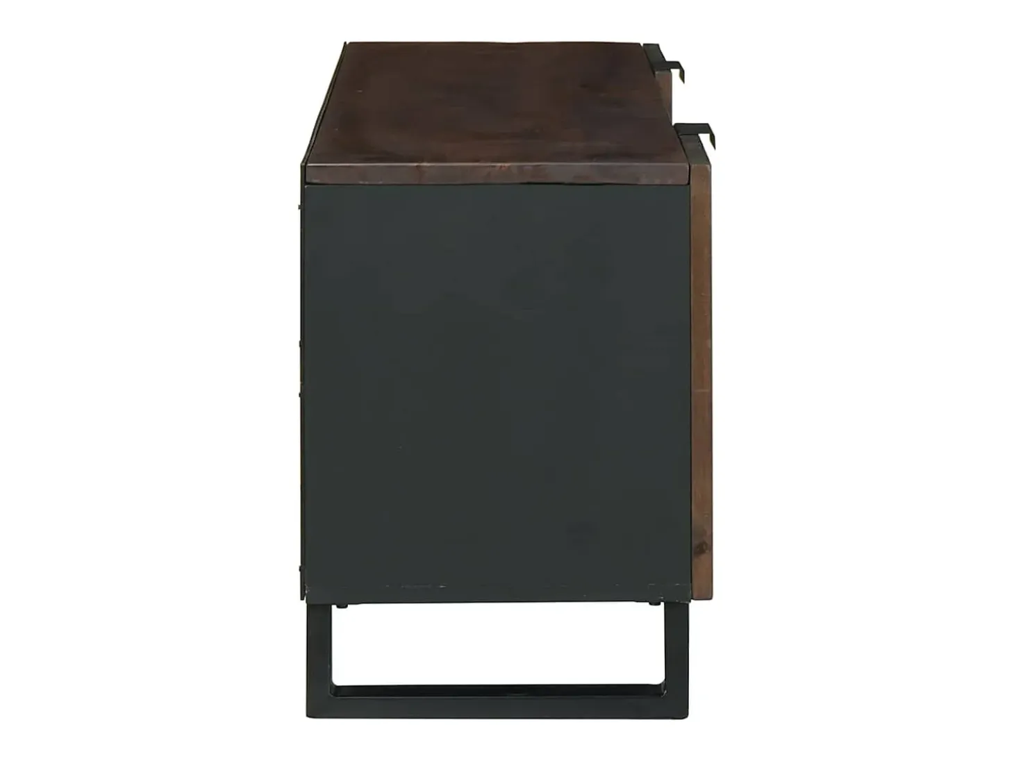 Gabinete de TV Marrón 105 x 33 x 46 cm madera maciza de mango