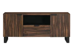 Gabinete de TV Marrón 105 x 33 x 46 cm madera maciza de mango