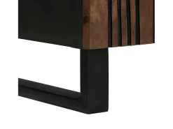Gabinete de TV Marrón 105 x 33 x 46 cm madera maciza de mango