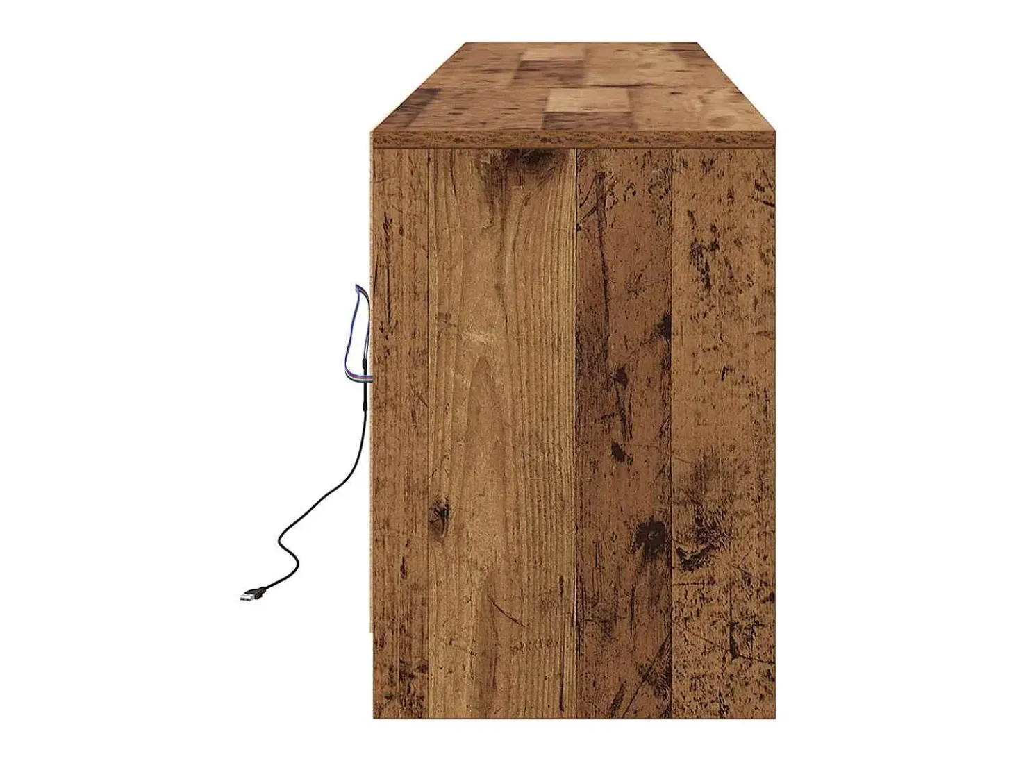 Gabinete de TV Marrón 180 x 34 x 50 cm Madera contrachapada