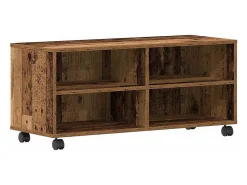 Gabinete de TV Marrón 90 x 35 x 35 cm Madera contrachapada
