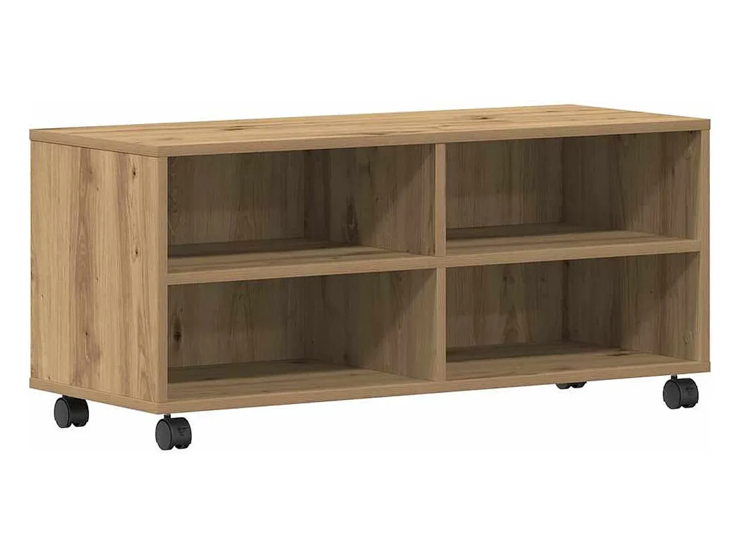 Gabinete de TV Marrón 90 x 35 x 35 cm Madera contrachapada