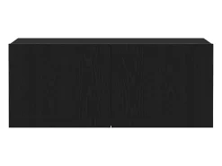 Gabinete de TV Montaje en la pared Roble Negro 100 x 30 x 41 cm
