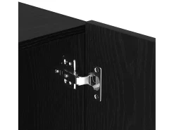 Gabinete de TV Montaje en la pared Roble Negro 100 x 30 x 41 cm