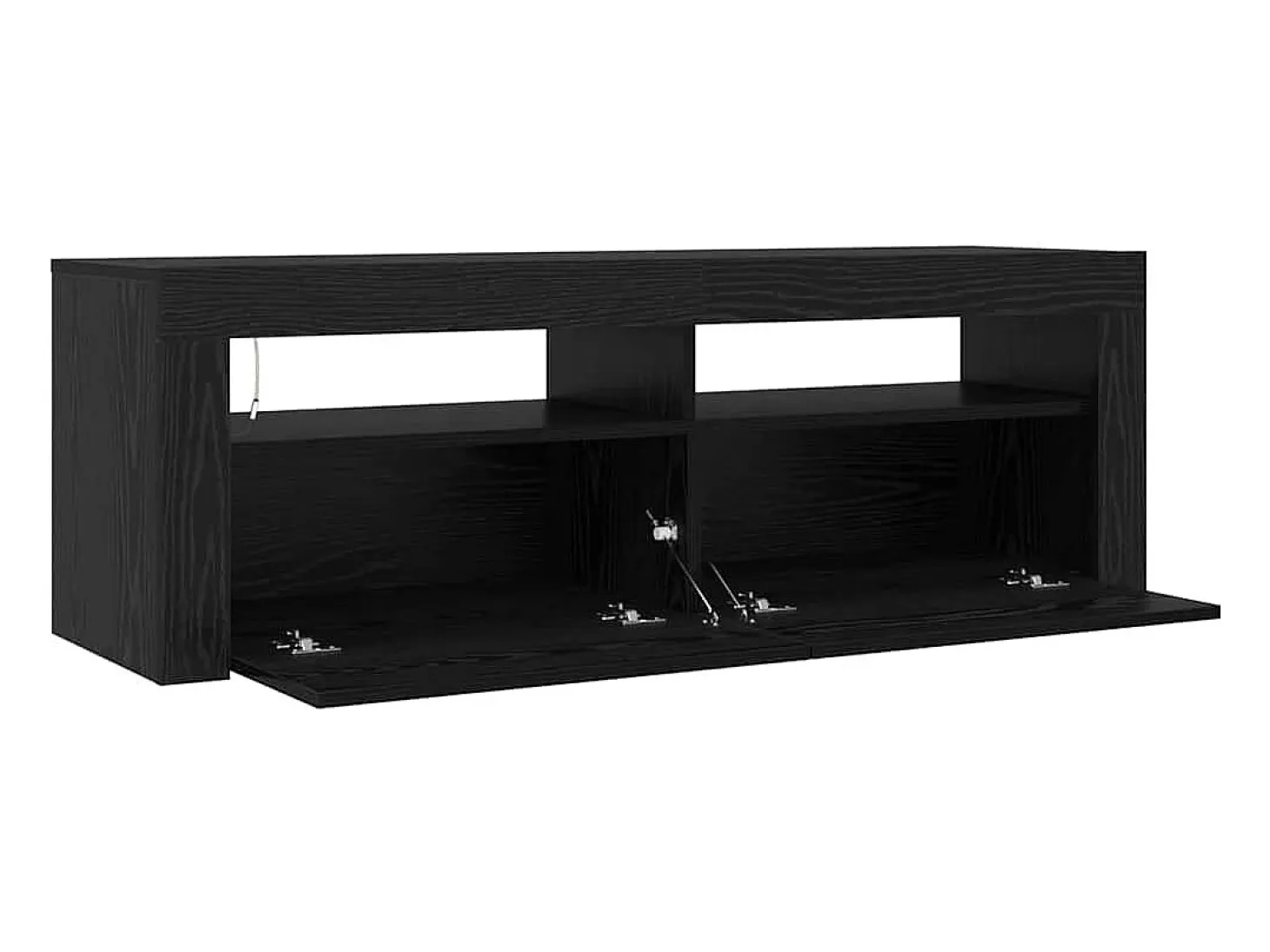 Gabinete de TV Negro 120 x 35 x 40 cm Madera contrachapada