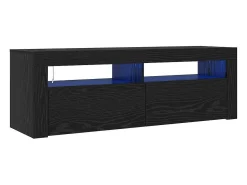 Gabinete de TV Negro 120 x 35 x 40 cm Madera contrachapada