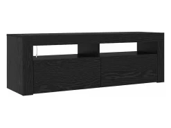 Gabinete de TV Negro 120 x 35 x 40 cm Madera contrachapada