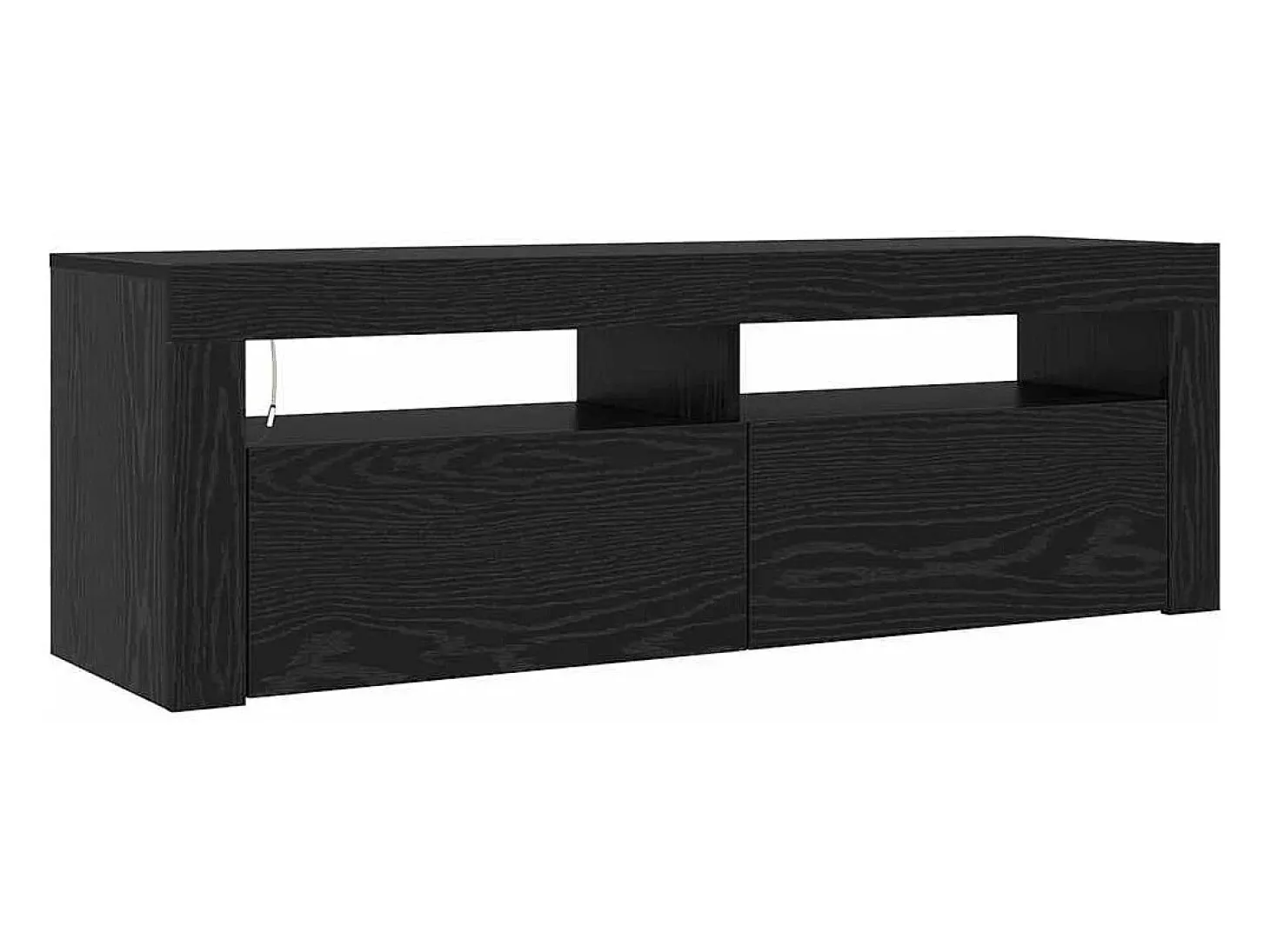 Gabinete de TV Negro 120 x 35 x 40 cm Madera contrachapada
