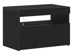 Gabinete de TV Negro 60 x 35 x 40 cm Madera contrachapada