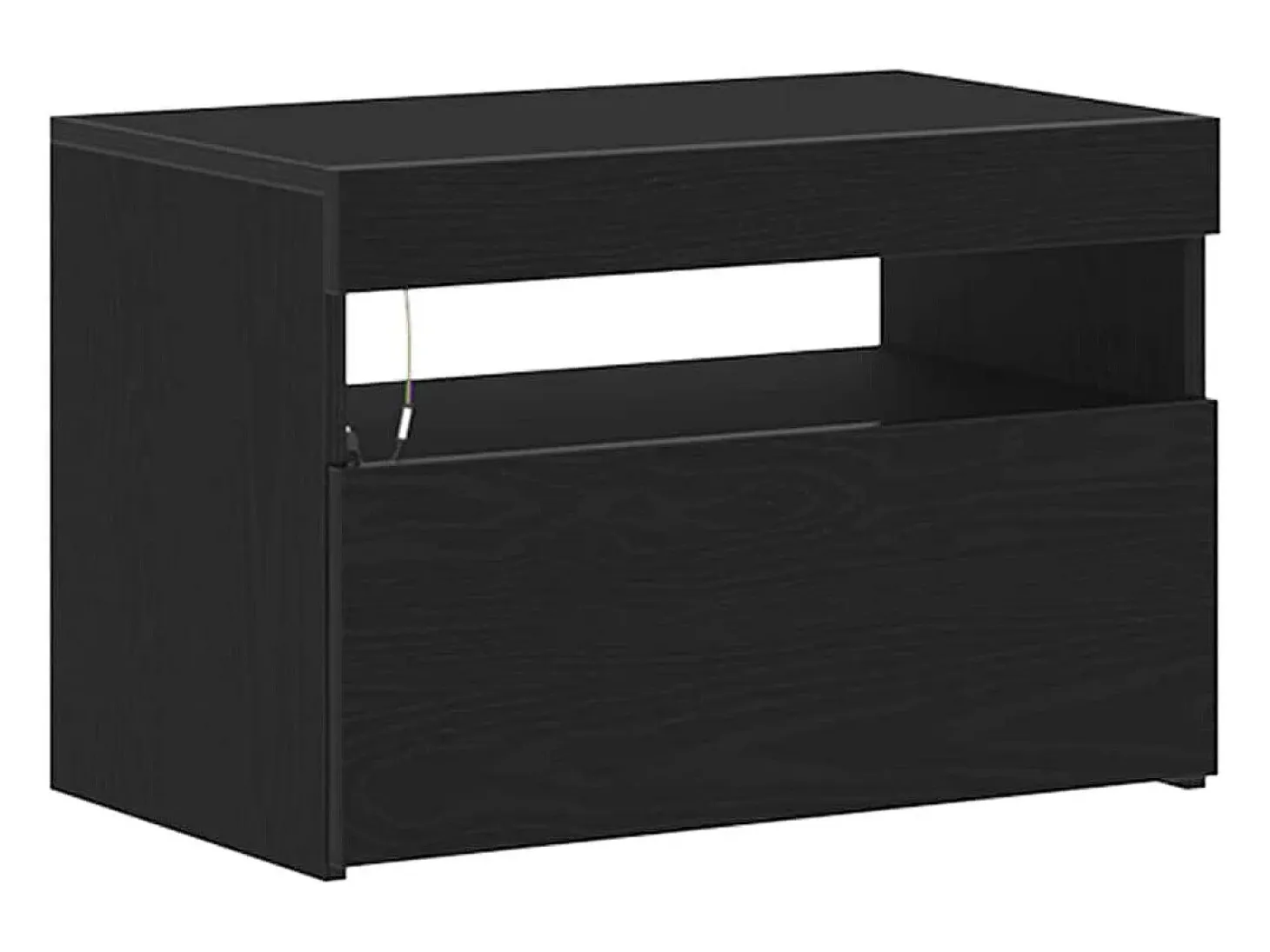 Gabinete de TV Negro 60 x 35 x 40 cm Madera contrachapada