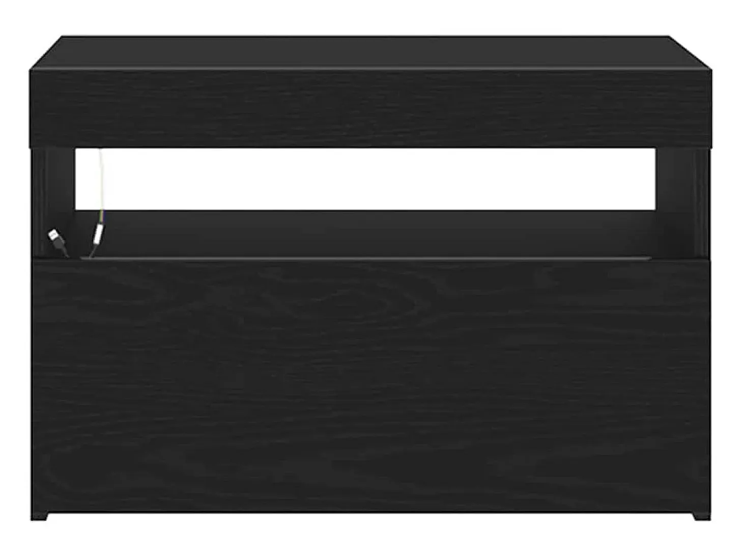 Gabinete de TV Negro 60 x 35 x 40 cm Madera contrachapada