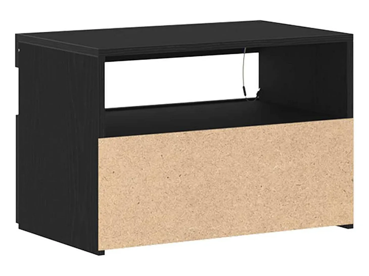 Gabinete de TV Negro 60 x 35 x 40 cm Madera contrachapada
