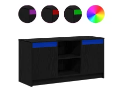 Gabinete de TV Negro 100 x 34 x 50 cm Madera contrachapada