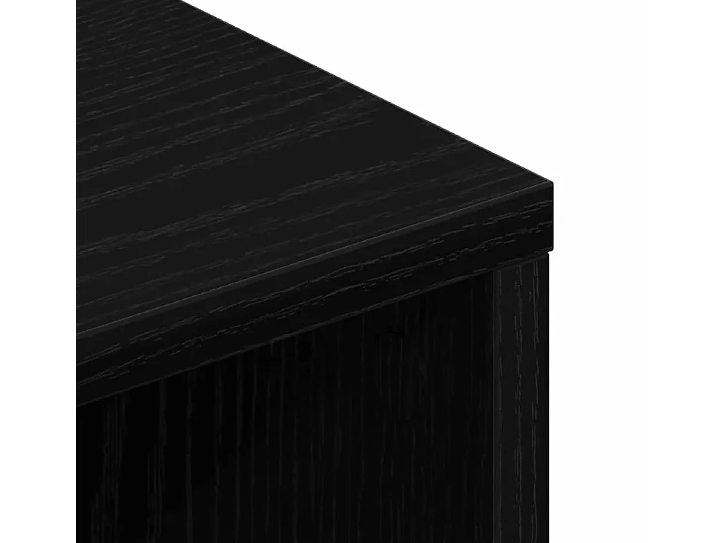 Gabinete de TV Negro 90 x 35 x 35 cm Madera contrachapada