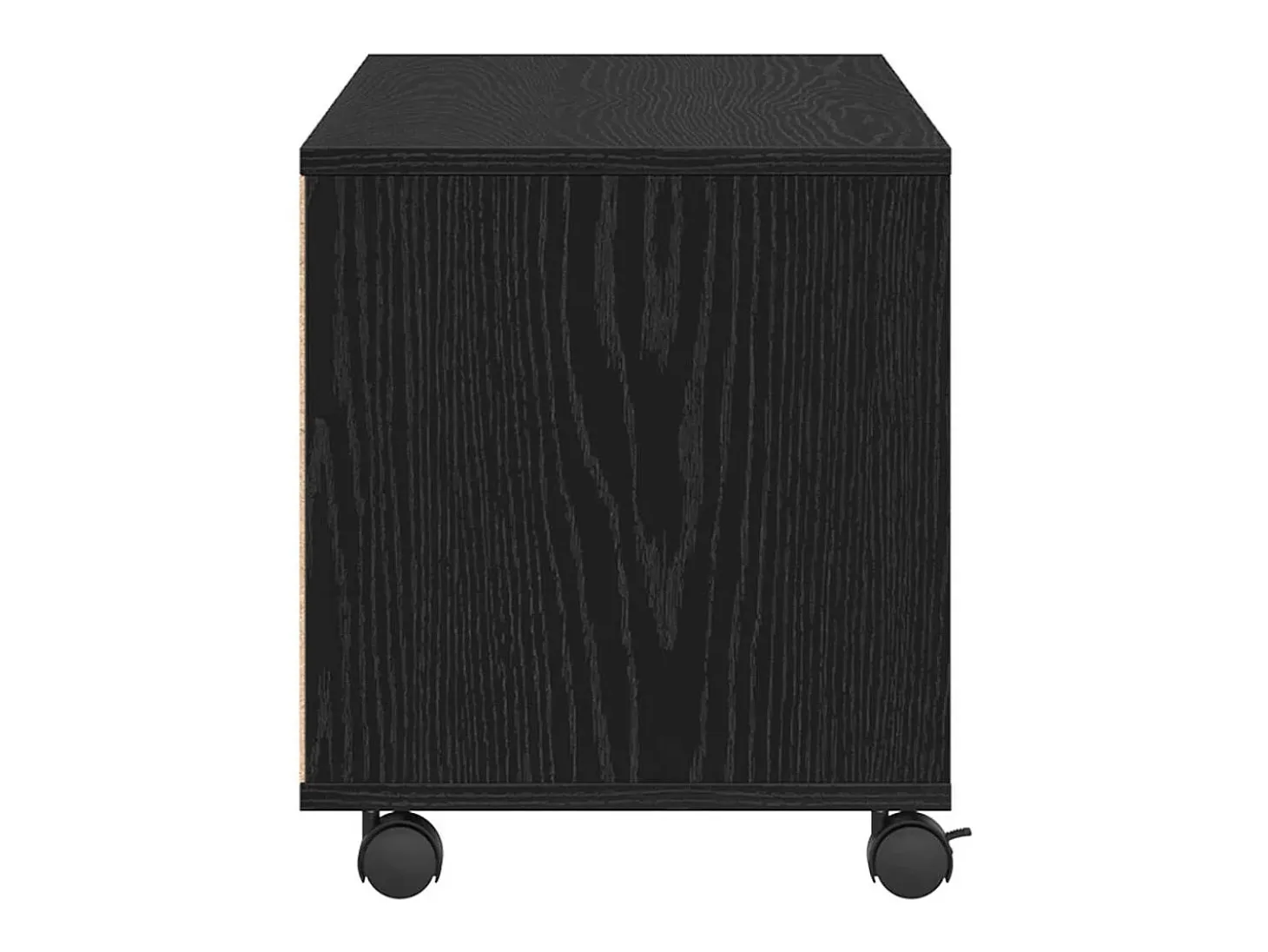 Gabinete de TV Negro 90 x 35 x 35 cm Madera contrachapada