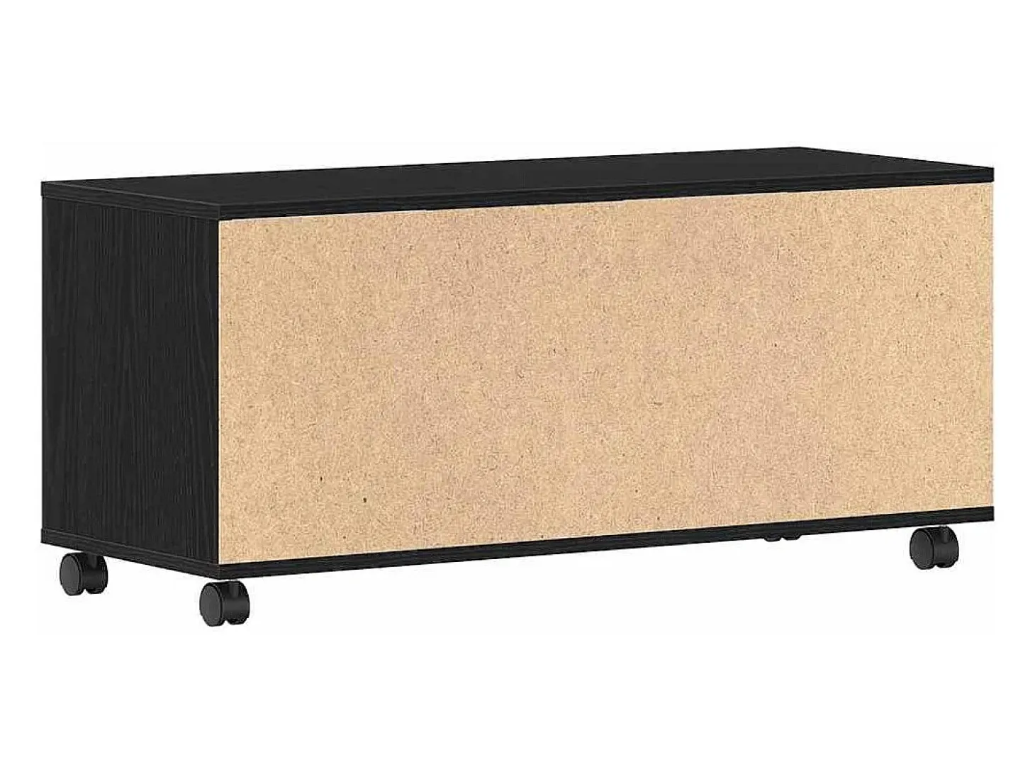 Gabinete de TV Negro 90 x 35 x 35 cm Madera contrachapada