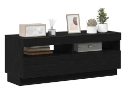 Gabinete de TV Negro 100 x 35 x 40 cm Madera contrachapada