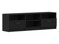 Gabinete de TV Negro 150 x 33.5 x 45 cm Madera contrachapada
