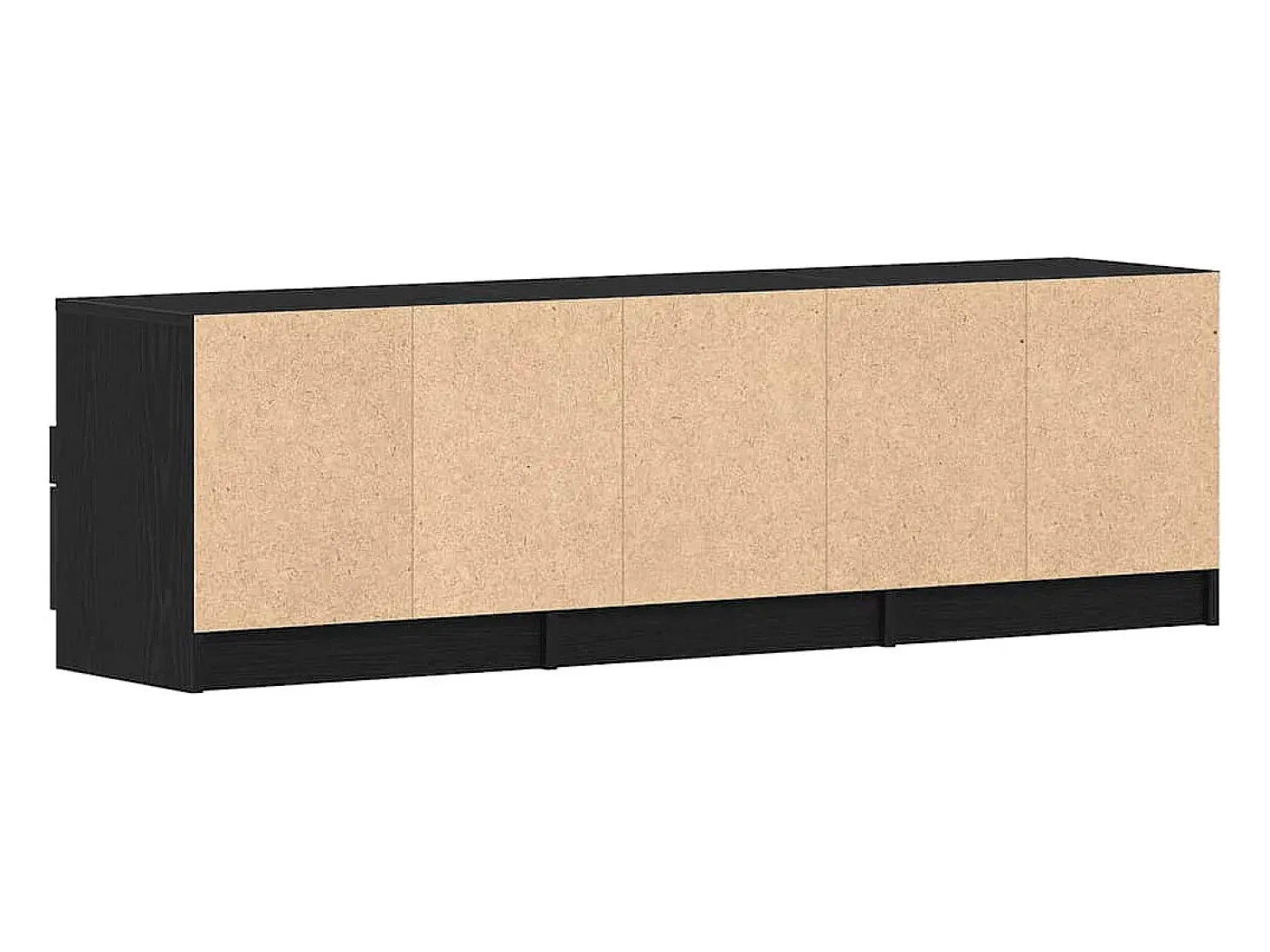 Gabinete de TV Negro 150 x 33.5 x 45 cm Madera contrachapada