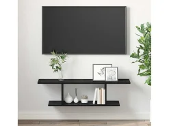 Gabinete de TV Negro 103 x 30 x 26.5 cm Madera contrachapada