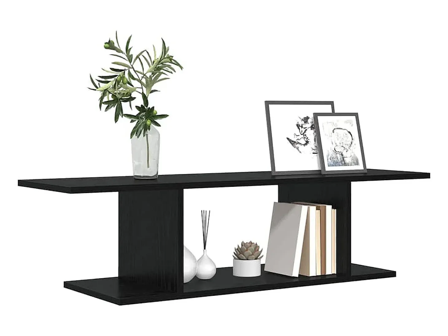 Gabinete de TV Negro 103 x 30 x 26.5 cm Madera contrachapada