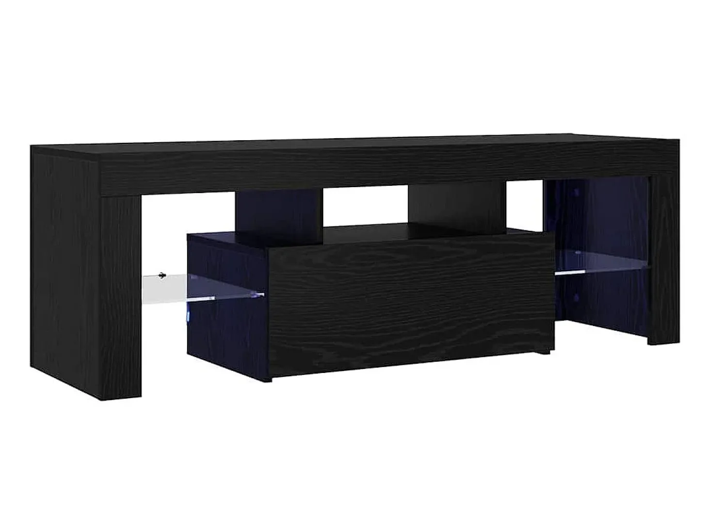 Gabinete de TV Negro 120 x 35 x 40 cm Madera contrachapada