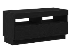 Gabinete de TV Negro 80 x 35 x 40 cm Madera contrachapada