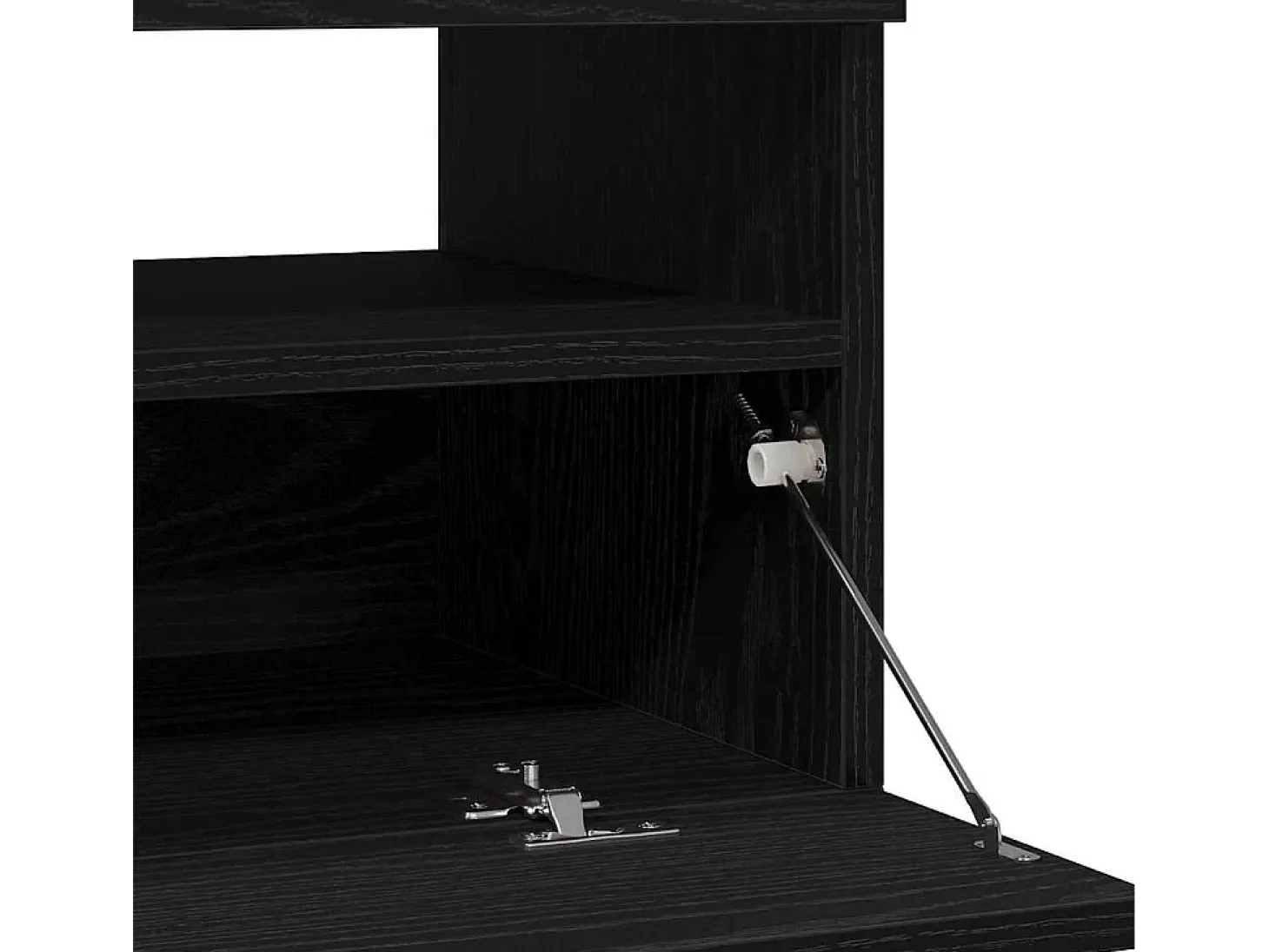 Gabinete de TV Negro 80 x 35 x 40 cm Madera contrachapada