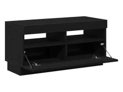 Gabinete de TV Negro 80 x 35 x 40 cm Madera contrachapada