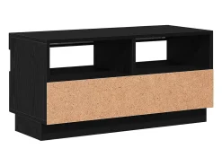 Gabinete de TV Negro 80 x 35 x 40 cm Madera contrachapada