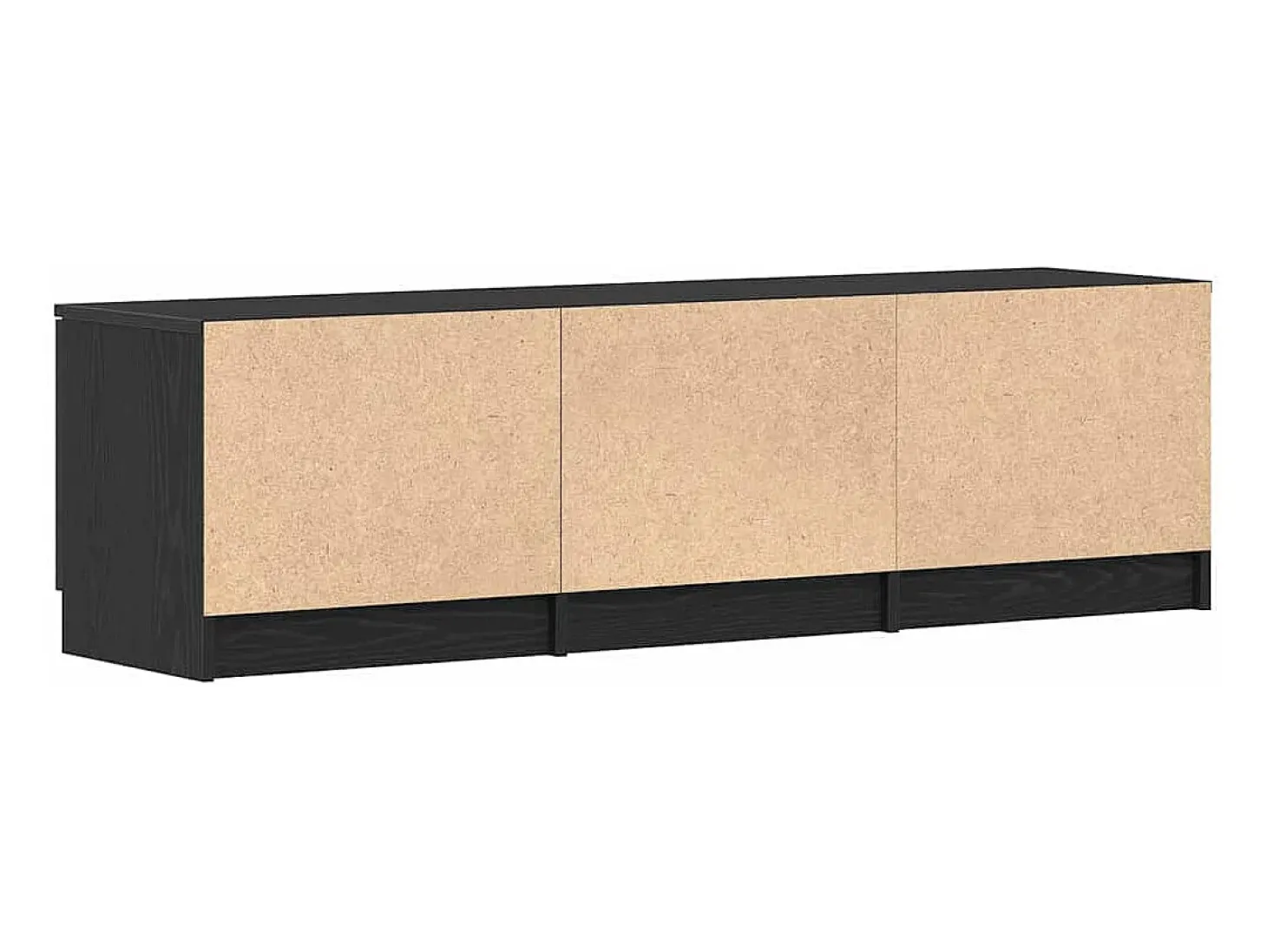 Gabinete de TV Negro 140 x 35 x 40 cm Madera contrachapada