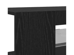 Gabinete de TV Negro 90 x 39 x 30 cm Madera contrachapada