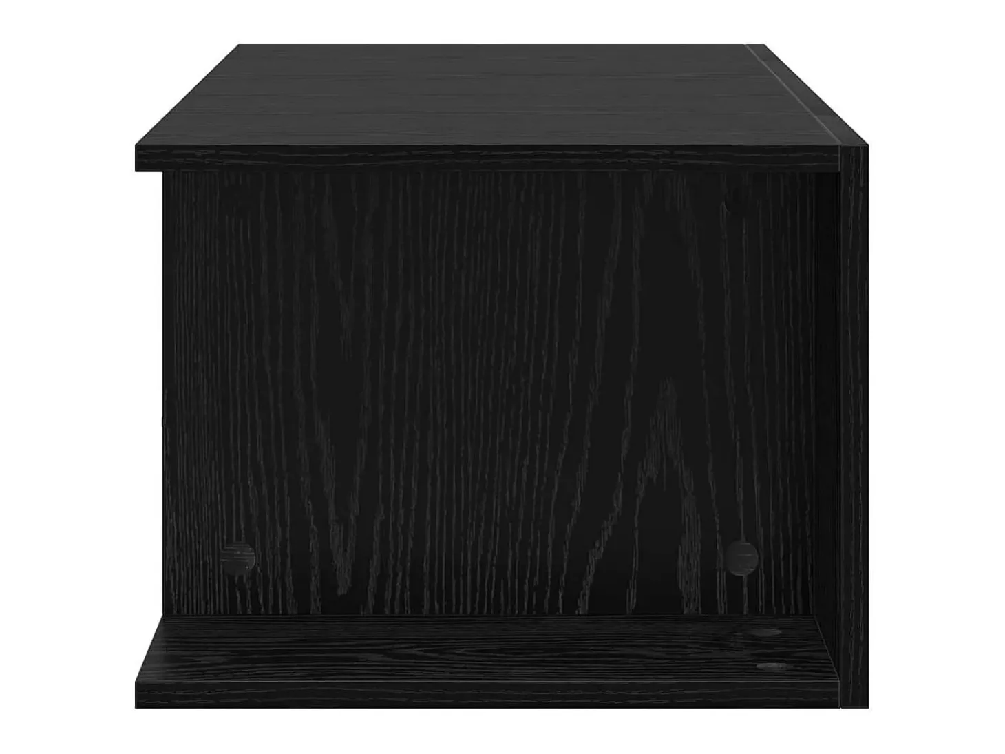 Gabinete de TV Negro 90 x 39 x 30 cm Madera contrachapada