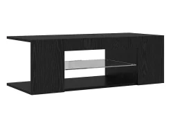 Gabinete de TV Negro 90 x 39 x 30 cm Madera contrachapada
