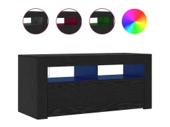 Gabinete de TV Negro 90 x 35 x 40 cm Madera contrachapada